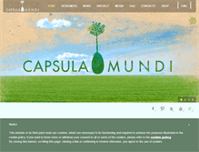 Tablet Screenshot of capsulamundi.it